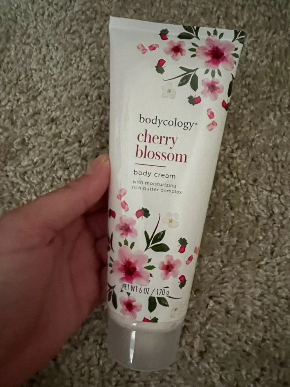 Cherry Blossom Body Cream - Pink Floral Scented Moisturizer
